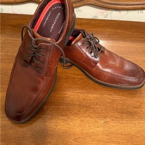 Rockport Brown Oxfords with Polished Leather Finish